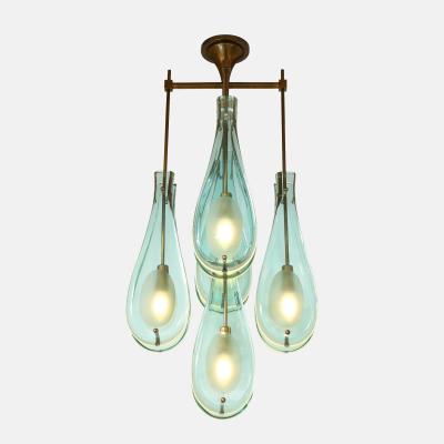 Max Ingrand Rare Chandelier Model 2338 by Max Inrgand