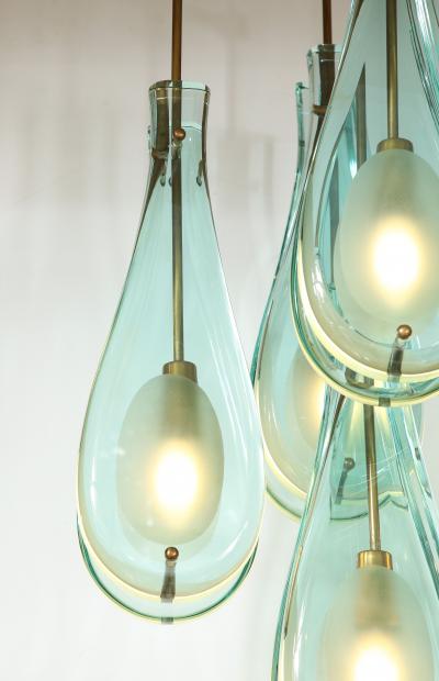 Max Ingrand Rare Chandelier Model 2338 by Max Inrgand