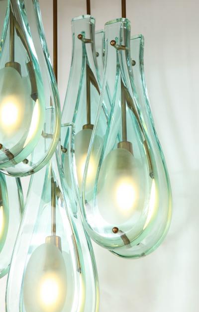 Max Ingrand Rare Chandelier Model 2338 by Max Inrgand