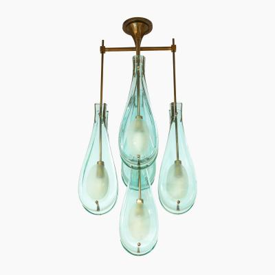 Max Ingrand Rare Chandelier Model 2338 by Max Inrgand