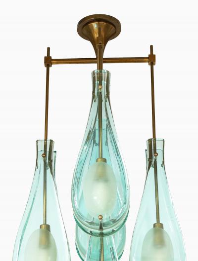 Max Ingrand Rare Chandelier Model 2338 by Max Inrgand
