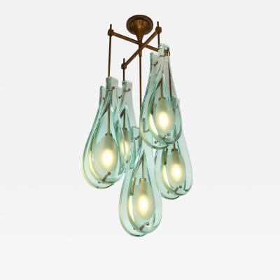 Max Ingrand Rare Chandelier Model 2338 by Max Inrgand