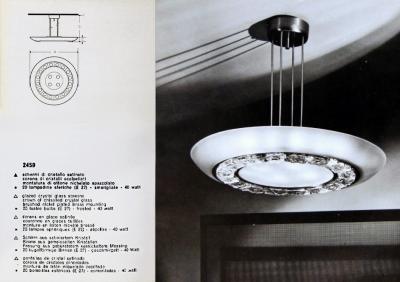 Max Ingrand Rare Chandelier Model 2459