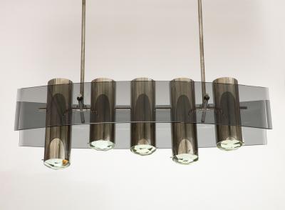 Max Ingrand Rare Chandelier No 2177 by Max Ingrand for Fontana Arte