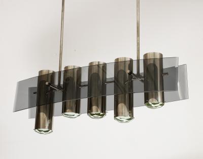 Max Ingrand Rare Chandelier No 2177 by Max Ingrand for Fontana Arte