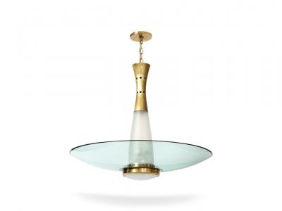 Max Ingrand Rare Chandelier by Max Ingrand for Fontana Arte