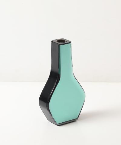 Max Ingrand Rare Colored Glass Vase Model No 2122 by Max Ingrand for Fontana Arte