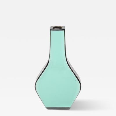 Max Ingrand Rare Colored Glass Vase Model No 2122 by Max Ingrand for Fontana Arte