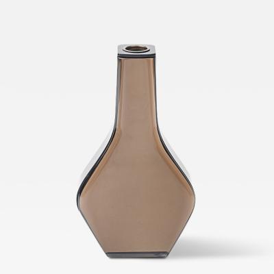 Max Ingrand Rare Colored Glass Vase Model No 2122 by Max Ingrand for Fontana Arte