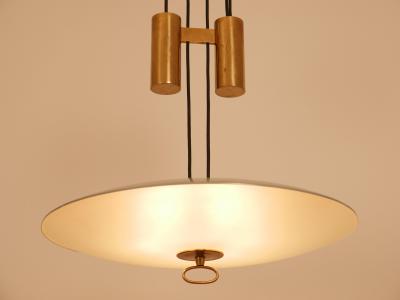 Max Ingrand Rare Counterbalance chandelier by Max Ingrand For Fontana Arte c1954