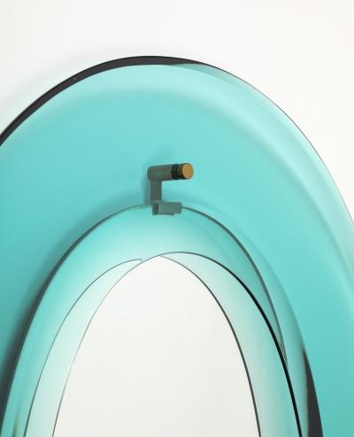 Max Ingrand Rare Crystal Mirror Model 2085 by Max Ingrand