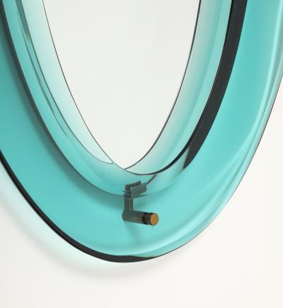 Max Ingrand Rare Crystal Mirror Model 2085 by Max Ingrand