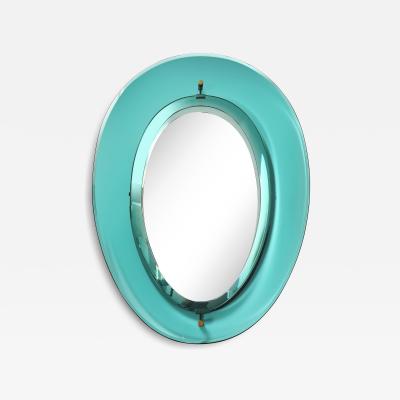 Max Ingrand Rare Crystal Mirror Model 2085 by Max Ingrand