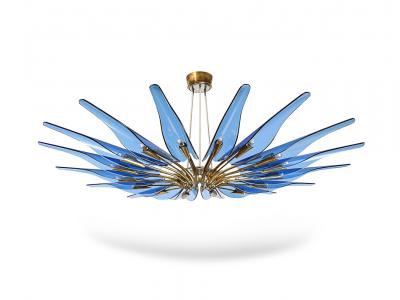 Max Ingrand Rare Dahlia Chandelier by Max Ingrand for Fontana Arte