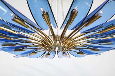 Max Ingrand Rare Dahlia Chandelier by Max Ingrand for Fontana Arte