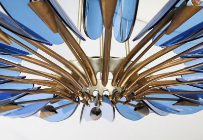 Max Ingrand Rare Dahlia Chandelier by Max Ingrand for Fontana Arte
