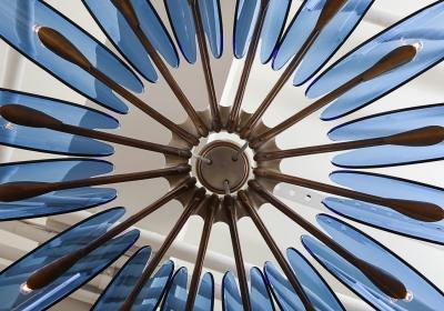 Max Ingrand Rare Dahlia Chandelier by Max Ingrand for Fontana Arte