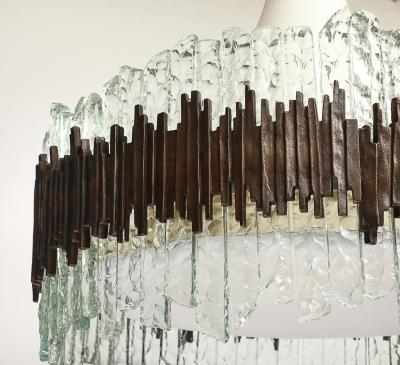 Max Ingrand Rare Large Scale Chandelier by Max Ingrand for Fontana Arte