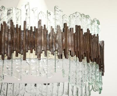 Max Ingrand Rare Large Scale Chandelier by Max Ingrand for Fontana Arte