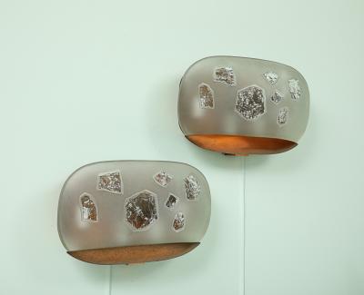 Max Ingrand Rare Large Scale Wall Lights by Max Ingrand for Fontana Arte