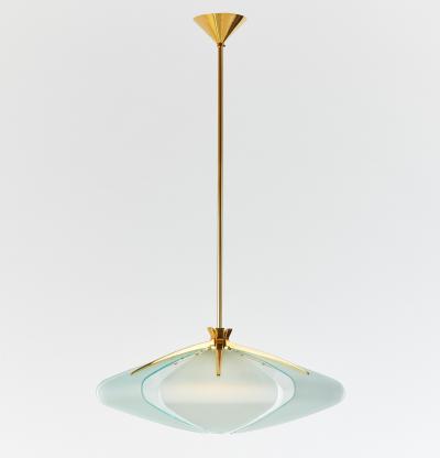 Max Ingrand Rare Max Ingrand Pendant Chandelier for Fontana Arte Italy ca 1956