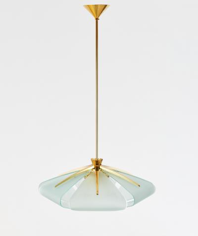 Max Ingrand Rare Max Ingrand Pendant Chandelier for Fontana Arte Italy ca 1956