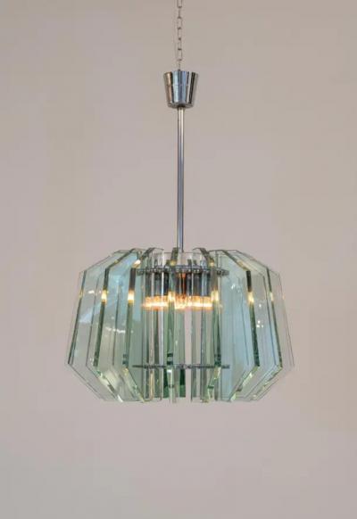Max Ingrand Rare Max Ingrand chandelier for Fontana Arte
