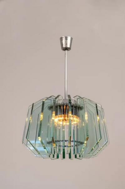 Max Ingrand Rare Max Ingrand chandelier for Fontana Arte