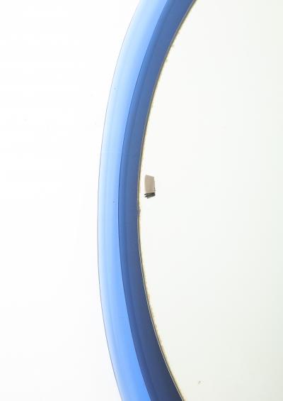 Max Ingrand Rare Oval Crystal Mirror Model 2046 by Max Ingrand