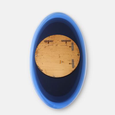 Max Ingrand Rare Oval Crystal Mirror Model 2046 by Max Ingrand