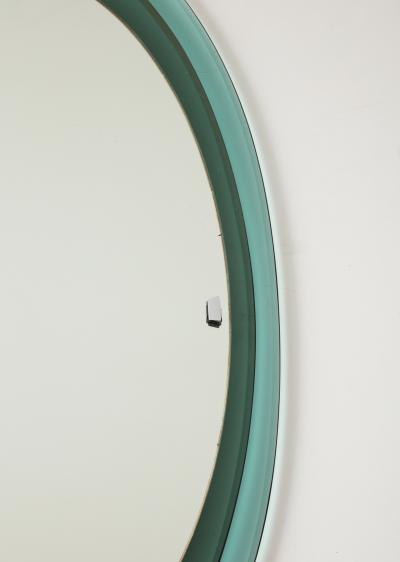 Max Ingrand Rare Oval Crystal Mirror Model 2046 by Max Ingrand