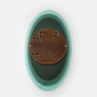 Max Ingrand Rare Oval Crystal Mirror Model 2046 by Max Ingrand