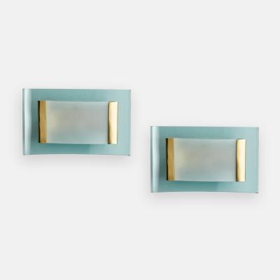 Max Ingrand Rare Pair of Sconces Model 2213