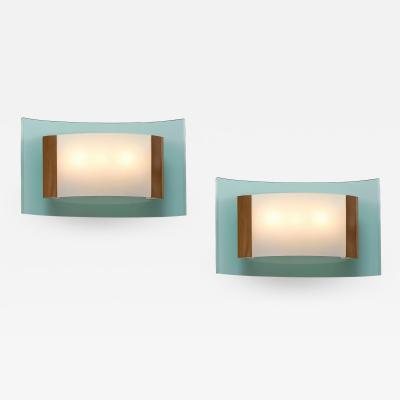 Max Ingrand Rare Pair of Sconces Model 2213