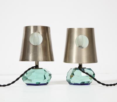 Max Ingrand Rare Pair of Table Lamps 2228 by Max Ingrand for Fontana Arte