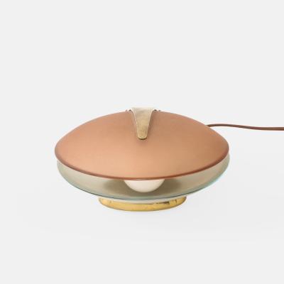 Max Ingrand Rare Table Lamp or Sconce in Rose Satin Glass and Brass by Max Ingrand