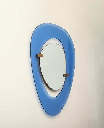 Max Ingrand Rare Wall Mirror by Max Ingrand for Fontana Arte