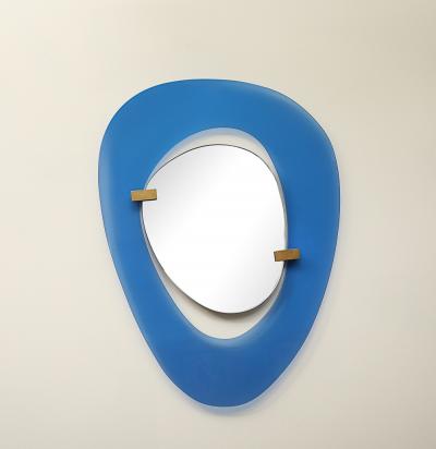 Max Ingrand Rare Wall Mirror by Max Ingrand for Fontana Arte