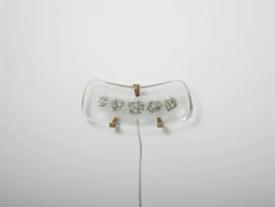 Max Ingrand Rare pair Max Ingrand wall lights Model 1598 Italy c1956