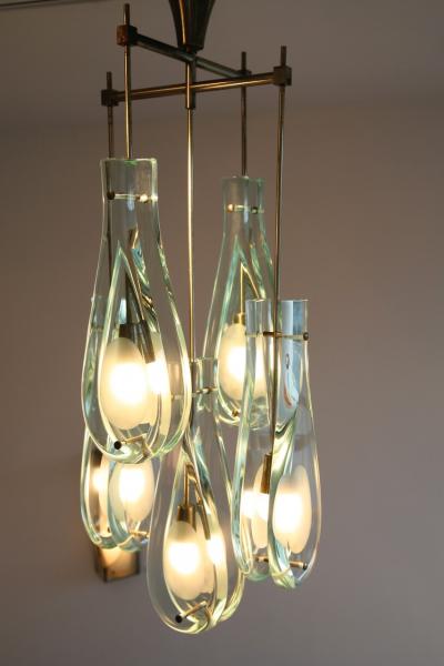 Max Ingrand Rare pair of chandeliers