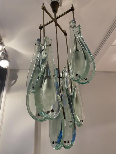 Max Ingrand Rare pair of chandeliers