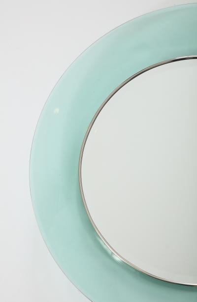 Max Ingrand Round Mirror by Max Ingrand for Fontana Arte model 1669 1960 Italy