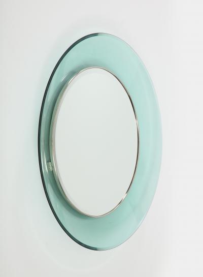 Max Ingrand Round Mirror by Max Ingrand for Fontana Arte model 1669 1960 Italy