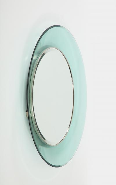 Max Ingrand Round Mirror by Max Ingrand for Fontana Arte model 1669 1960 Italy