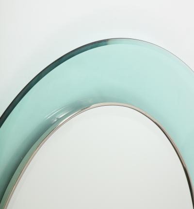 Max Ingrand Round Mirror by Max Ingrand for Fontana Arte model 1669 1960 Italy