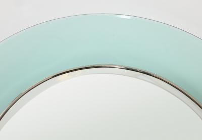 Max Ingrand Round Mirror by Max Ingrand for Fontana Arte model 1669 1960 Italy