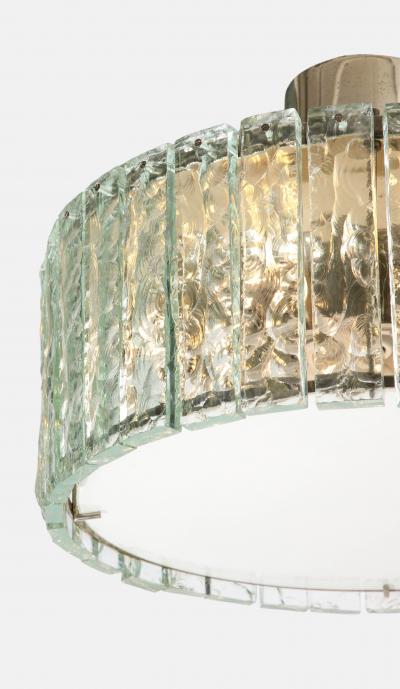 Max Ingrand Semi Flush Mount Ceiling Light Model 2448 by Max Ingrand