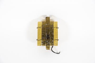 Max Ingrand Two Pairs of 1950s Glass sconces by Fontana Arte