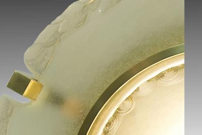 Max Ingrand Wall or ceiling lights model 10 004 by M Ingrand Saint Gobain France circa 1960