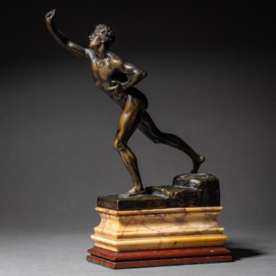 Max Kruse Bronze The Messenger of Marathon by Max Kruse 1854 1942 